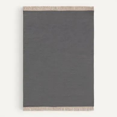 Tapis De Laine Liv Gris 60x100 Cm