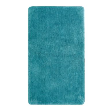 Tapis De Bain 55x65 Doux Turquoise Uni Joris