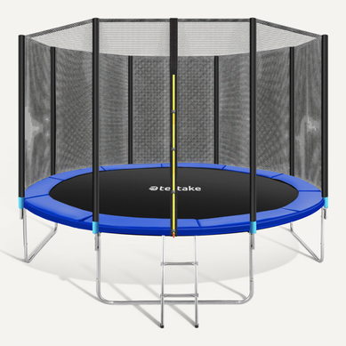 1 Trampoline Modèle B Garfunky En Acier Noir/bleu 1 Trampoline Modèle B Garfunky En Acier Noir/bleu