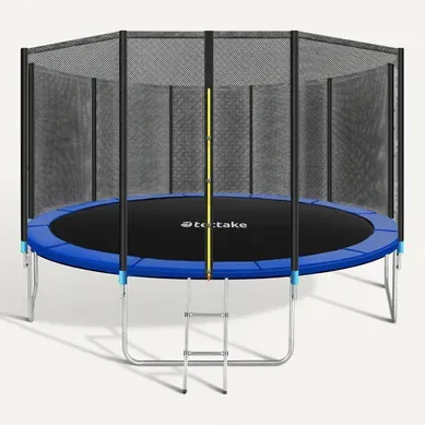 Trampoline Modèle B Garfunky En Acier Noir/bleu Trampoline Modèle B Garfunky En Acier Noir/bleu