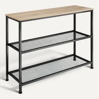 1 Console Bristol En Bois Mdf Bois Clair Industriel, Chêne Sonoma 1 Console Bristol En Bois Mdf Bois Clair Industriel, Chêne Sonoma