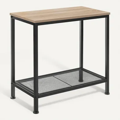 1 Table D'appoint Filton En Bois Mdf Bois Clair Industriel, Chêne Sonoma 1 Table D'appoint Filton En Bois Mdf Bois Clair Industriel, Chêne Sonoma