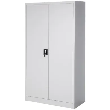 Armoire De Classement Avec Cinq Etagères Acier 40x80x180cm - Serrure Et Tablettes Ajustables