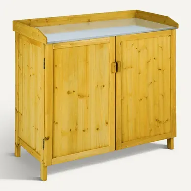Armoire De Jardin Basse Table De Jardinage Vita En Bois Marron Armoire De Jardin Basse Table De Jardinage Vita En Bois Marron