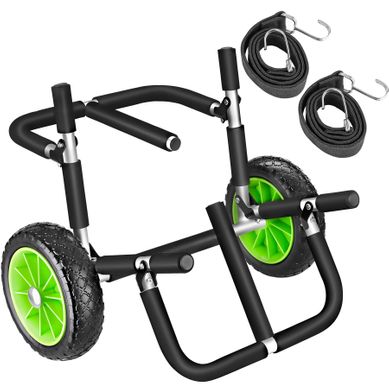 1 Chariot De Transport Pour Planche De Surf Wavewheel En Aluminium Noir/vert 1 Chariot De Transport Pour Planche De Surf Wavewheel En Aluminium Noir/vert