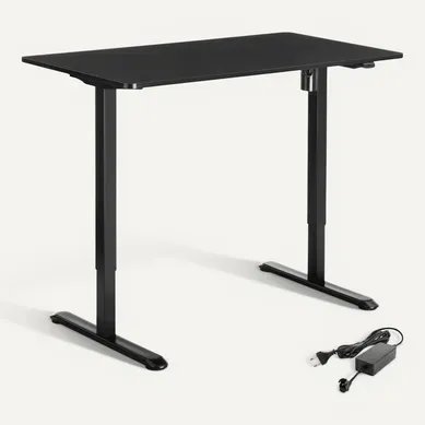 1 Bureau Réglable En Hauteur électriquement Skadi En Acier Enduit De Poudre Noir 1 Bureau Réglable En Hauteur électriquement Skadi En Acier Enduit De Poudre Noir