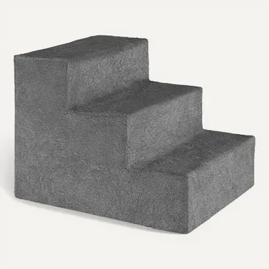 1 Escalier Pour Animaux Domestiques Paw Path En Panneau Aggloméré Gris 1 Escalier Pour Animaux Domestiques Paw Path En Panneau Aggloméré Gris