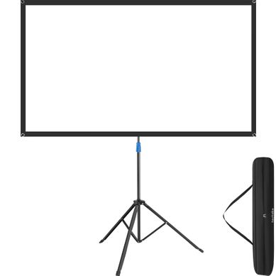 écran De Projection Cinema Avec Trépied Pliable 16:9 4k HD 60 Pouces 152cm Portable