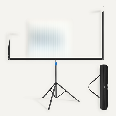 écran De Projection 72 Pouces 183cm 16:9 4k HD Avec Trépied Pliable Portable