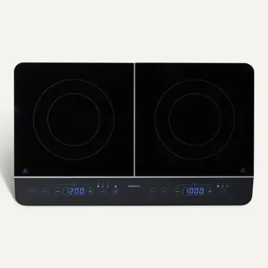 Plaque Induction Posable - Md 15324 - 2 Feux - L 60,3 X P 35,5 Cm Plaque Induction Posable - Md 15324 - 2 Feux - L 60,3 X P 35,5 Cm