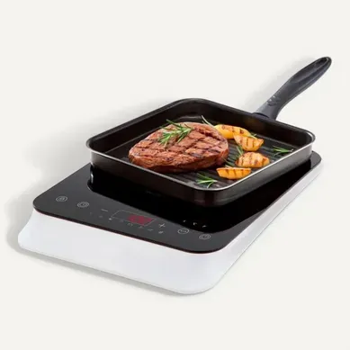 Plaque Induction Posable - Md18490 - 1 Foyer - 2000w - 60/240°c - 8 Programmes - L29 X P36 X H6 Cm Plaque Induction Posable - Md18490 - 1 Foyer - 2000w - 60/240°c - 8 Programmes - L29 X P36 X H6 Cm