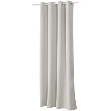 1 Pièce Rideau Occultant à Oeillets Pour Fenêtre Porte Thermique Isolant.135x245cm.crème