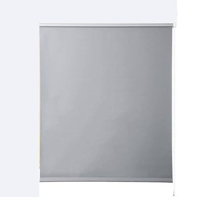 1x Store Enrouleur Occultant. Isolant Thermique Avec Revêtement Sans Perçage. 50x160 Cm Gris.