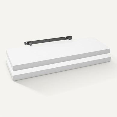 Lot De 2 Étagère Murale.pour Salon/cuisine/chambre/salle De Bain 90x22.9x3.8cm.blanc. Lot De 2 Étagère Murale.pour Salon/cuisine/chambre/salle De Bain 90x22.9x3.8cm.blanc.