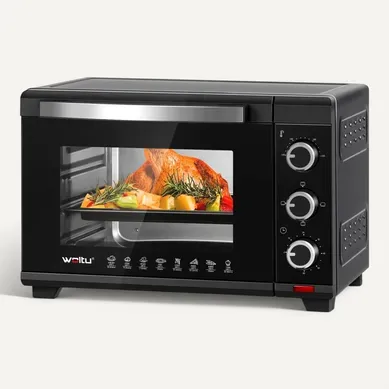Mini Four 28 L 1600w 100-230°c minuterie 0-60 Min noir Mini Four 28 L 1600w 100-230°c minuterie 0-60 Min noir