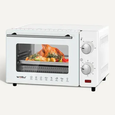 Mini Four Électrique 10l-petit Four Avec 4 Modes De Cuisson-100-230℃-minuterie 0-60 Min-650w-blanc Mini Four Électrique 10l-petit Four Avec 4 Modes De Cuisson-100-230℃-minuterie 0-60 Min-650w-blanc
