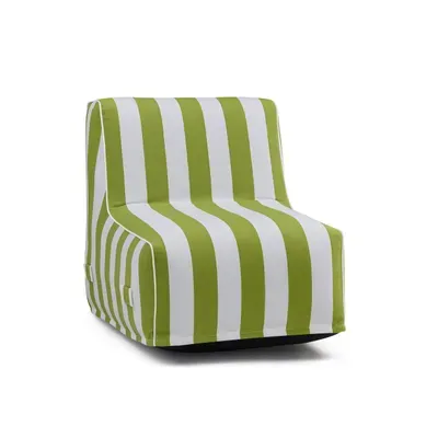 Canapé Gonflable Sitzolo Air Tissu Vert/blanc Canapé Gonflable Sitzolo Air Tissu Vert/blanc