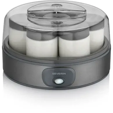 Yaourtière Severin Jg3510 7 Pots En Verre 150 Ml Sans Bpa Inox Foncé Yaourtière Severin Jg3510 7 Pots En Verre 150 Ml Sans Bpa Inox Foncé