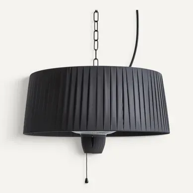 Chauffage De Terrasse Infrarouge Suspendu Ascea 1500 W Noir Chauffage De Terrasse Infrarouge Suspendu Ascea 1500 W Noir
