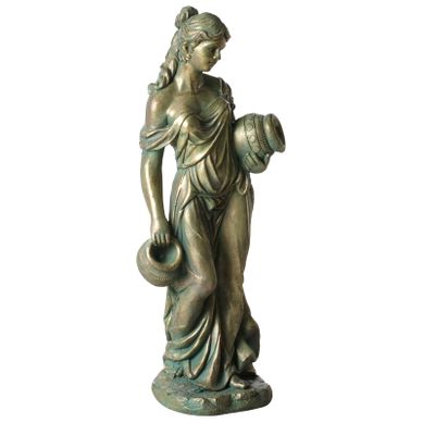 Statue De Jardin Trypolis Femme Vert