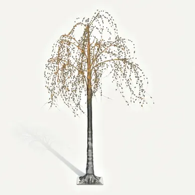 Décoration Extérieure LED Nillaka Arbre 145 Cm Argenté