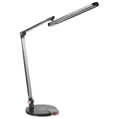 Lampe De Bureau LED Caroy Avec Chargeur Sans Fil Noir