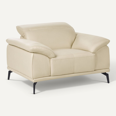 Fauteuil Vejen Tissu Beige Fauteuil Vejen Tissu Beige