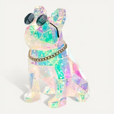 Décoration LED Chien Jonku Multicolore