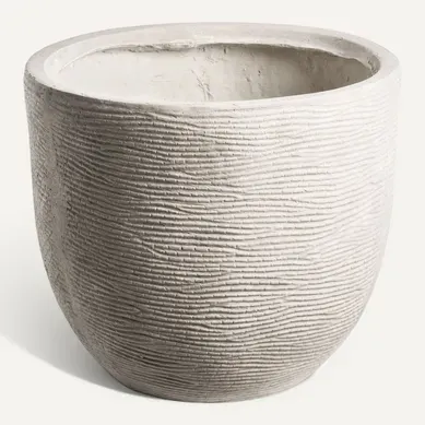 Cache-pot Lixouri 47 Cm Gris Clair Cache-pot Lixouri 47 Cm Gris Clair