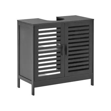 Meuble-lavabo Missoula Bambou 60 Cm Noir Meuble-lavabo Missoula Bambou 60 Cm Noir