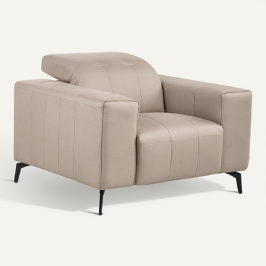 Fauteuil Ommel Tissu Taupe Fauteuil Ommel Tissu Taupe
