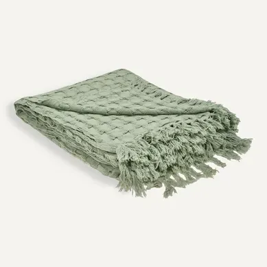 Couvre-lits Bere Coton 220 X 240 Cm Vert Couvre-lits Bere Coton 220 X 240 Cm Vert
