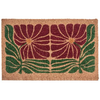 Paillasson Tanalian Multicolore 50 X 80 Cm Fleur Fibre De Coco Paillasson Tanalian Multicolore 50 X 80 Cm Fleur Fibre De Coco