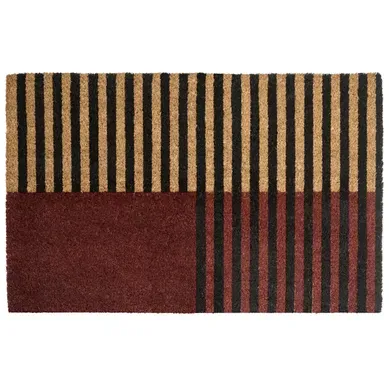 Paillasson Tuksuk Marron/beige 50 X 80 Cm Fibre De Coco Paillasson Tuksuk Marron/beige 50 X 80 Cm Fibre De Coco