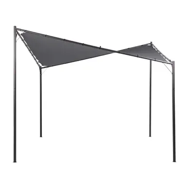 Tonnelle De Jardin Aventine 300 Cm 300 Cm Métal Gris Foncé Tonnelle De Jardin Aventine 300 Cm 300 Cm Métal Gris Foncé