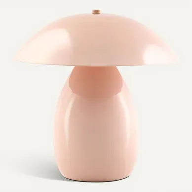 Lampe À Poser Sigi Métal Rose Pastel Lampe À Poser Sigi Métal Rose Pastel