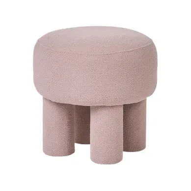Repose-pied Canby Bouclé Beige