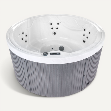 Spa D'extérieur Avec LED Marfil Gris Foncé