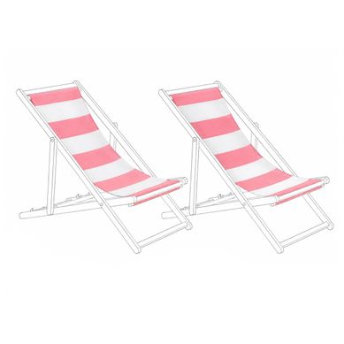 Lot De 2 Tissus De Remplacement Pour Chaises Longues Anzio/avellino 113 X 44 Cm Rouge Lot De 2 Tissus De Remplacement Pour Chaises Longues Anzio/avellino 113 X 44 Cm Rouge
