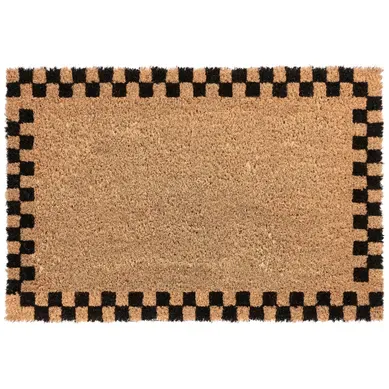 Paillasson Sagada Beige/noir 40 X 60 Cm Fibre De Coco Paillasson Sagada Beige/noir 40 X 60 Cm Fibre De Coco