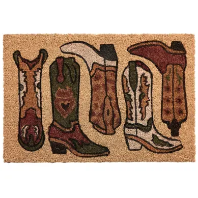 Paillasson CARMONA Naturel 40 x 60 cm Fibre de coco Paillasson CARMONA Naturel 40 x 60 cm Fibre de coco