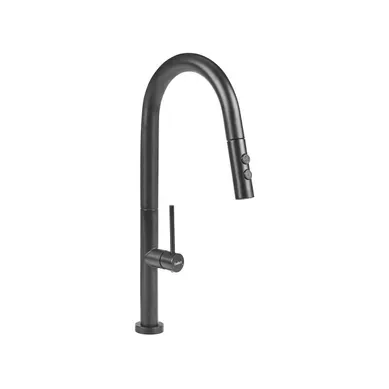 Robinet De Cuisine À Tirette Jujuy Noir