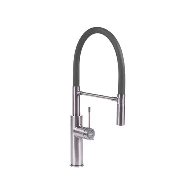 Robinet De Cuisine À Tirette Arkhata Gris