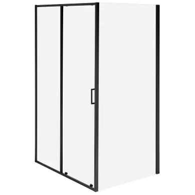 Cabine De Douche Langui 90 X 120 X 190 Cm Noir Cabine De Douche Langui 90 X 120 X 190 Cm Noir