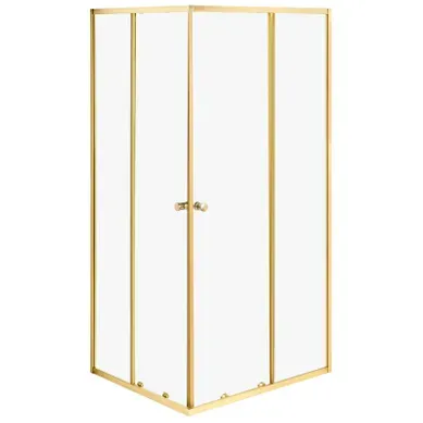 Cabine De Douche Huapi 90 X 90 X 190 Cm Doré Cabine De Douche Huapi 90 X 90 X 190 Cm Doré