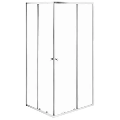 Cabine De Douche Huapi 90 X 90 X 190 Cm Argenté Cabine De Douche Huapi 90 X 90 X 190 Cm Argenté