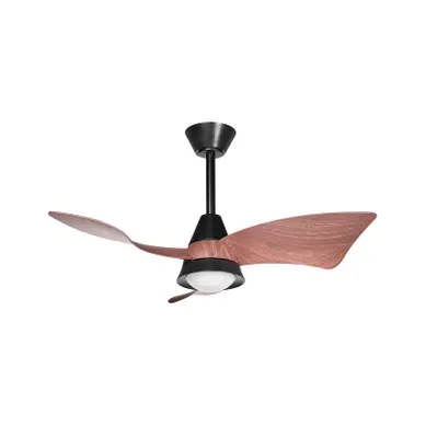 Ventilateur De Plafond Avec Lampe Haines Avec Télécommande LED Noir Ventilateur De Plafond Avec Lampe Haines Avec Télécommande LED Noir