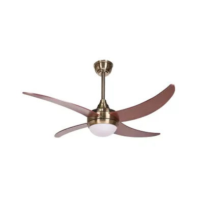 Ventilateur De Plafond Avec Lampe Chacana Avec Télécommande LED Laiton Ventilateur De Plafond Avec Lampe Chacana Avec Télécommande LED Laiton