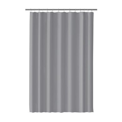Rideau De Douche Anti-moisissure Avec Anneaux Imperméable Polyester Gris Clair 180x220 Cm Rideau De Douche Anti-moisissure Avec Anneaux Imperméable Polyester Gris Clair 180x220 Cm