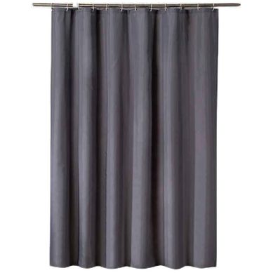 Rideau De Douche Anti-moisissure Avec Anneaux Imperméable Polyester Gris Foncé 180x220 Cm Rideau De Douche Anti-moisissure Avec Anneaux Imperméable Polyester Gris Foncé 180x220 Cm